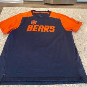 Chicago Bears NFL Nike Dri-Fit Navy and Orange Nike T-Shirt-XXL